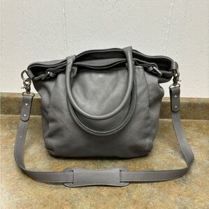 Garnet Hill ‘Vitoria’ tote bag w/ crossbody strap, interior and exterior pockets